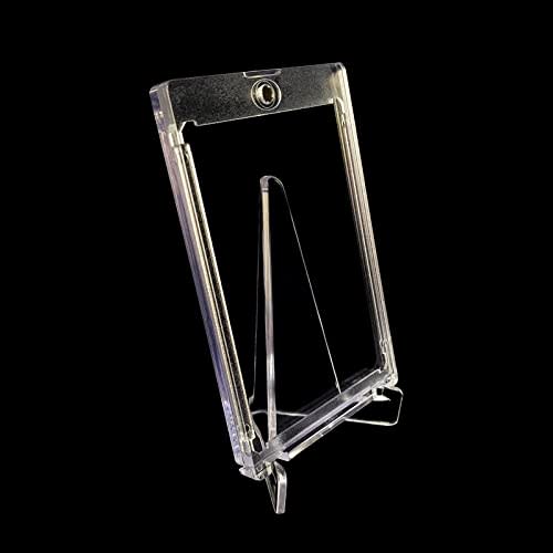 Set of 6 Magnetic Card Loaders for Trading Card Display, Pok?mon Cards, Yu-Gi-Oh Cards, and More. Transparent, Double-Sided Clear Trading Card Storage