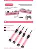 39-Piece Pink Ladies Tool Set with Full Set of Carbon Steel Tools In Colorful Blow Molded Box