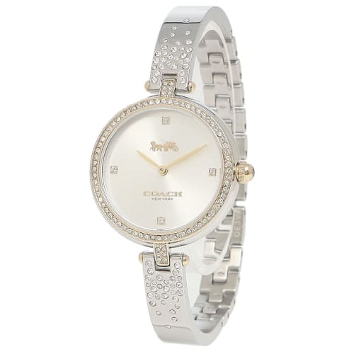 Coach Women's Park Watch, 28mm, Quartz, Silver, COACH 14503652