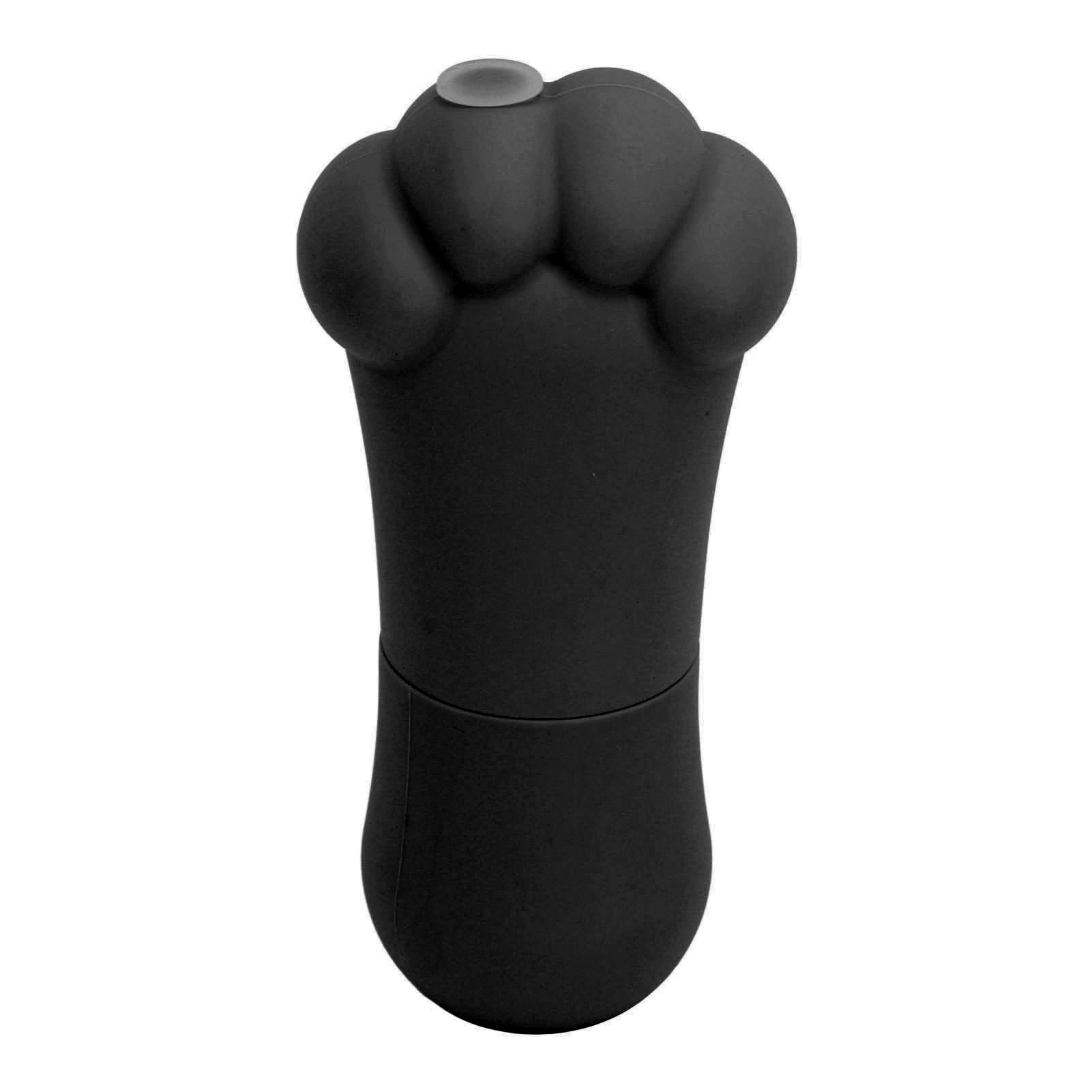 Face Ice Holder Silicone Icing Compress Massager Facial Swelling Reduction Tool Cat Claw Shape чёрный