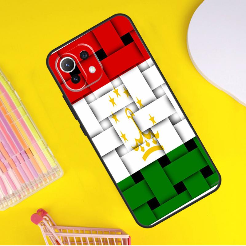 Tajikistan Flag Cover For Xiaomi 14 13 Ultra 11T 12T 13T 14T Pro POCO X7 Pro X3 X5 F3 F5 F6 M6 X6 Pro Case
