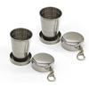 2025 Latest Model 2Pcs 75ML/2.5oz Stainless Steel Collapsible Cup Reusable