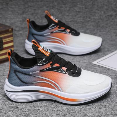 Sneakers New Men's Shoes Ice Silk Mesh Breathable Fashion Casual Versatile Sports Men's Shoes Lightweight Soft-soled Running Shoes