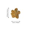 Exaggerated Metal Flower Opening Ring 5 Petals Finger Hand Ring Opening Finger Ring  Party Favors