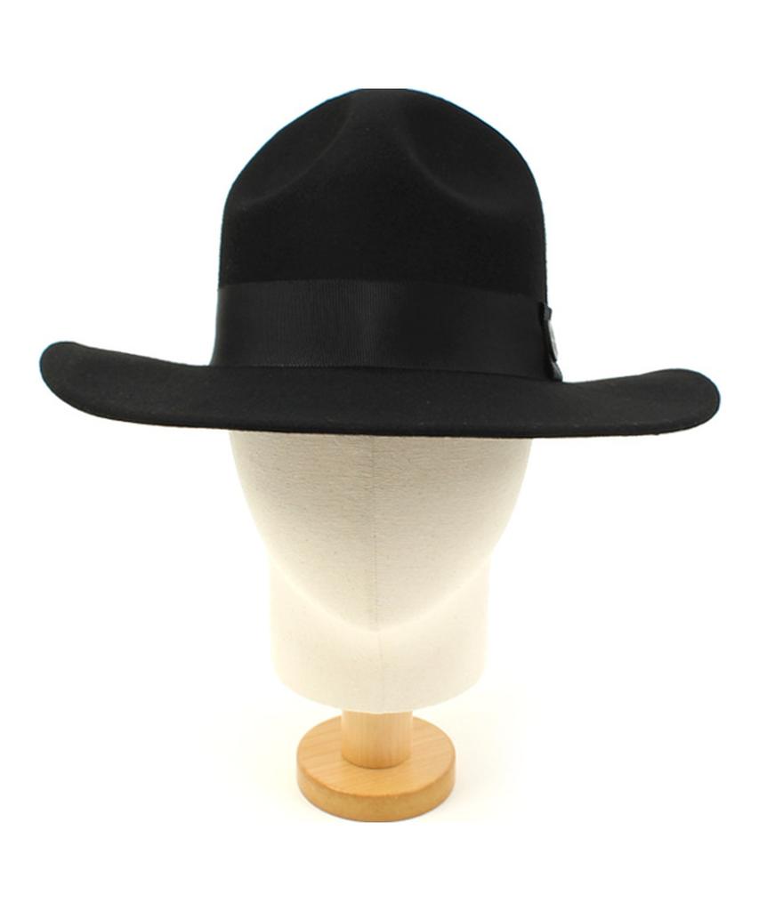 Yunibeosyeolkemiseuteuli Line Black Wool Y Fedora