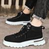 Moda 2025 Jesień Niszowy Design Męski Trend Mody Gruba Podeszwa Buty High Top Wszechstronne Wygodne Antypoślizgowe Casualowe Krótkie Buty Chunky