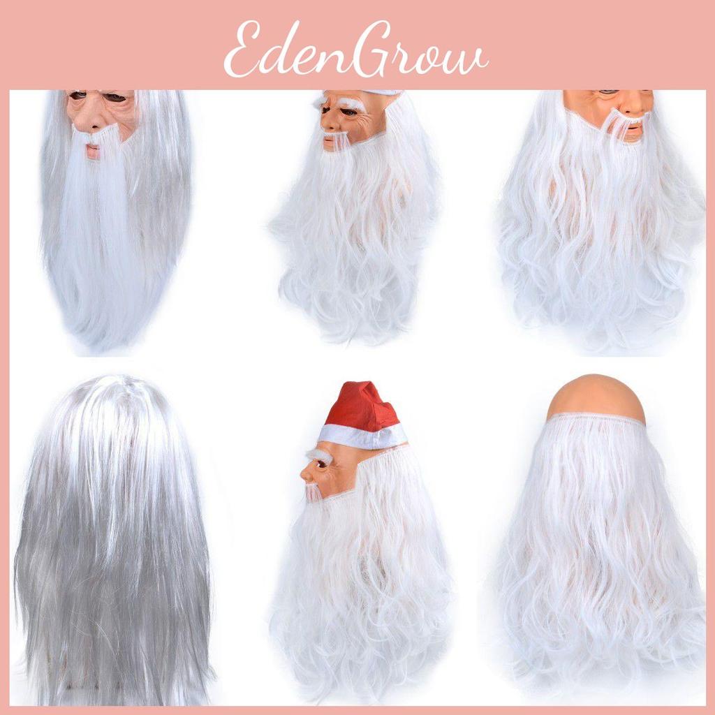 Unique Vivid Santa Design Latex Mask For Christmas Costume Parties cm