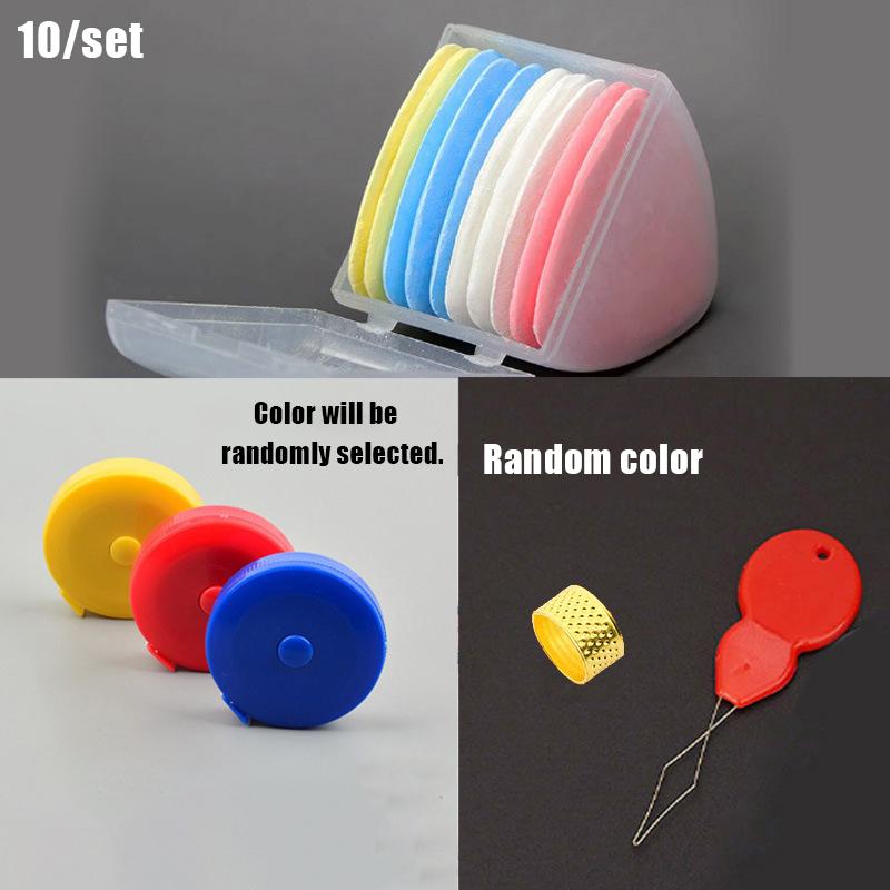 30Pcs Colored Sewing Chalk Kit Triangular Box Garment Marking Tools And Accessories for Tailoring And Crafting