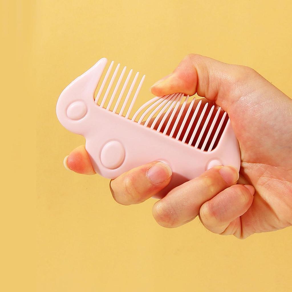 Mini Hair Comb,4 Inch Small Cute Hair Comb For Women Girls Toddlers,2 Pieces Small Travel Pocket Hair Combs Detangling Comb Portable Purse Comb for