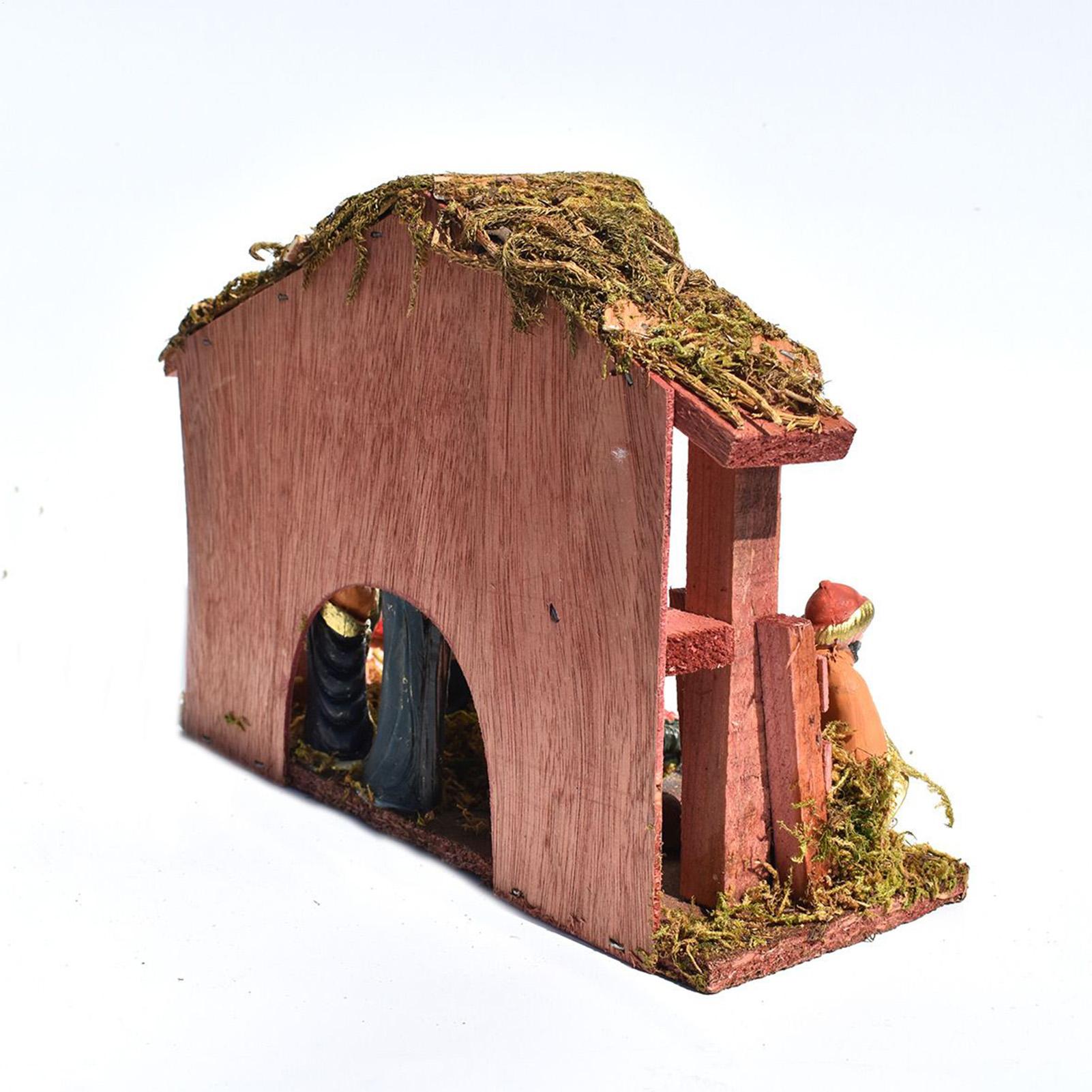 Christmas Manger Decorations Set Nativity Scene Set Resin Tabletop Nativity Set Resin Home Living Room Nativity Figurines CN