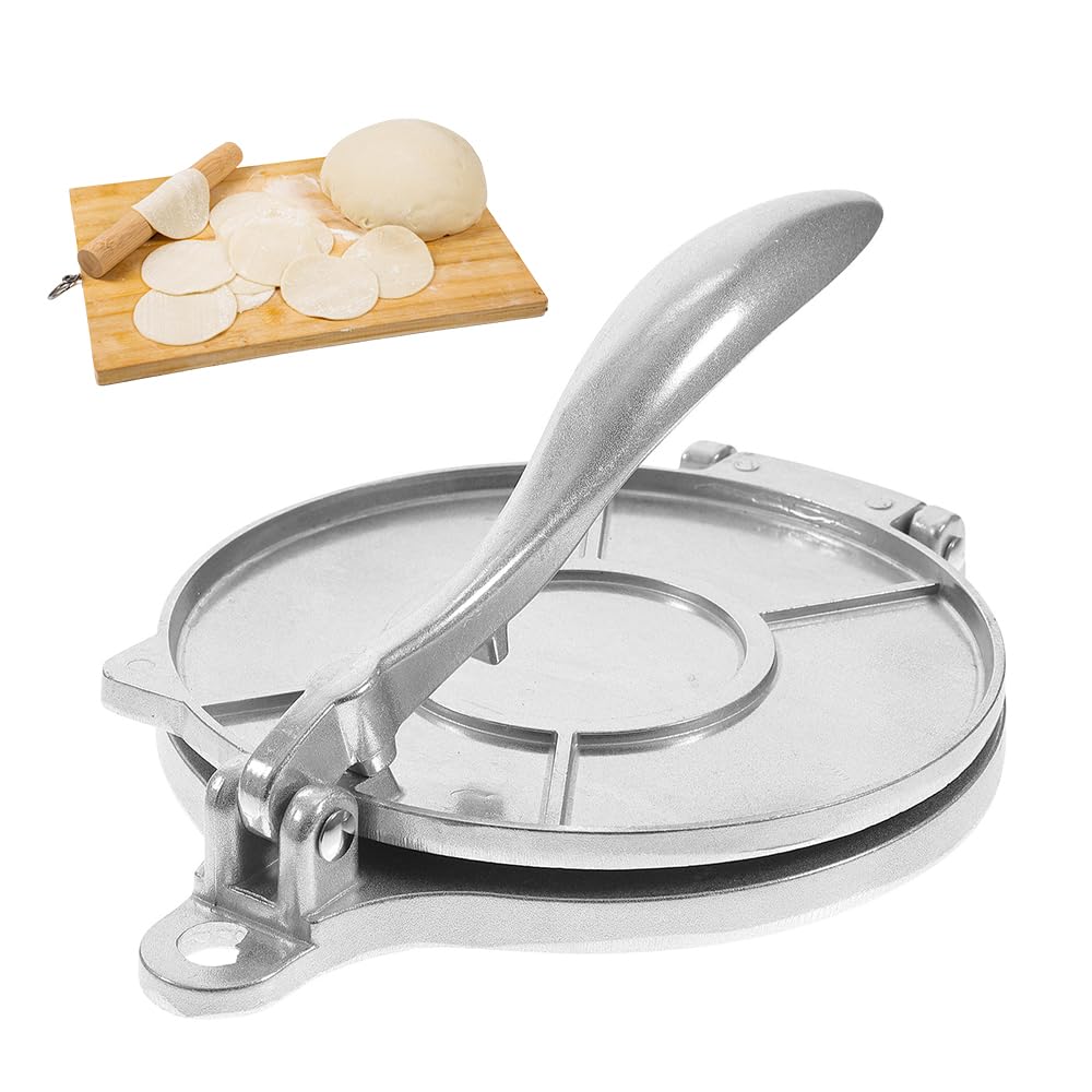 Tortilla Press, Tortilla Maker, 8.6-inch, Homemade Tortilla Pie Bakeware, Heavy-Duty Corn Tortilla Press, Kitchen Gadget for Baking, Kitchen, and