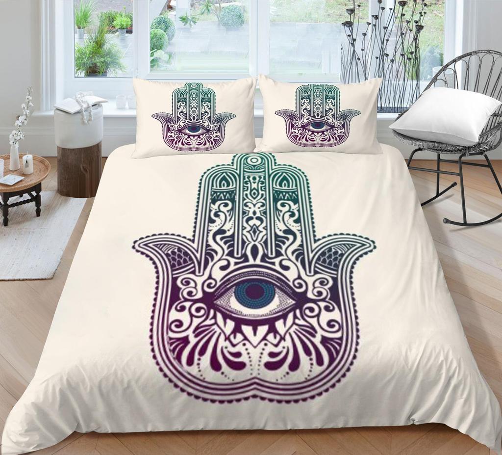 Povlak na přikrývku 3D Bohemian Povlečení Povlak na polštář Povlak na přikrývku Domácí Povlečení Dekor Přehozy na postel Souprava na postel Mikrovlákno měkké