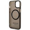 Hülle für iPhone 14 Plus Guess MagSafe Gold Schwarz