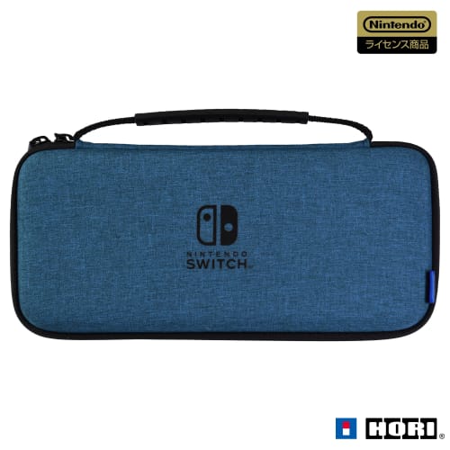 

[Лицензированный продукт Nintendo] Тонкий жесткий чехол Plus для Nintendo Switch Blue [Совместим с моделью Nintendo Switch Organic EL]