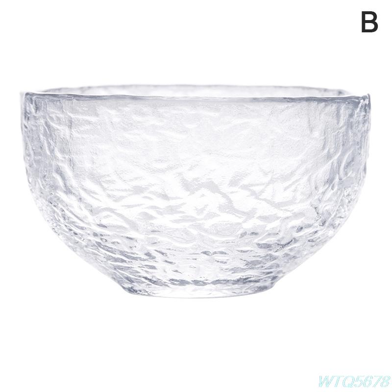 Japanese-style Handmade Hammered Glass Small Teacup Sake Cup Tea Glass Cup