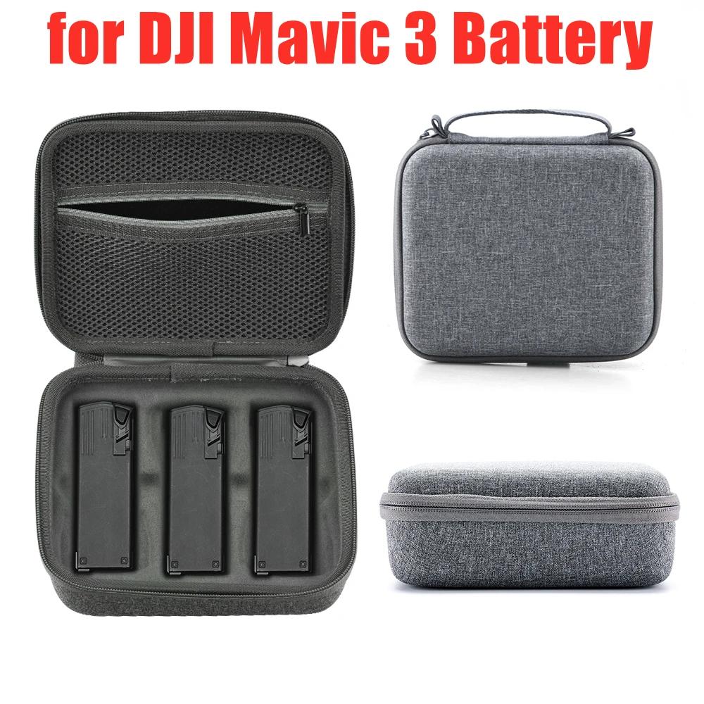 Battery Storage Bag for DJI Air 3S/3/Mavic 3/3 PRO/Classic Carrying Case Portable Handbag Battery Shockproof Box Drone Accessory