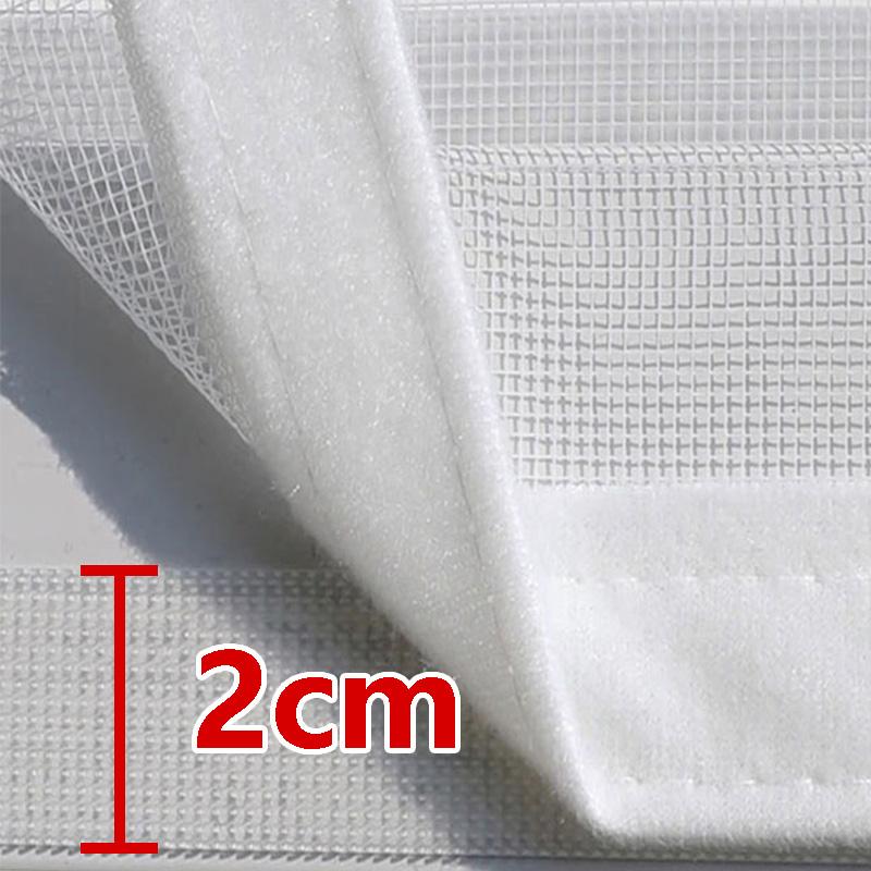 

White mosquito net, self-adhesive window mesh without drilling, window mosquito-proof net yarn suitable for doors and Windows. White - 150x90cm белый