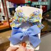 Headwear Hair Clip Set Women Hair Accessories Bow Knot Hair Clip for Children's Princess Baby Cute Super Immortal Fabric Floral