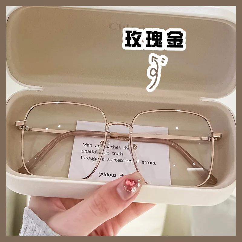 Square Metal Frame Anti Blue Light Radiation Computer Glasses for Women Unsiex Optical Spectacle Eyeglasses
