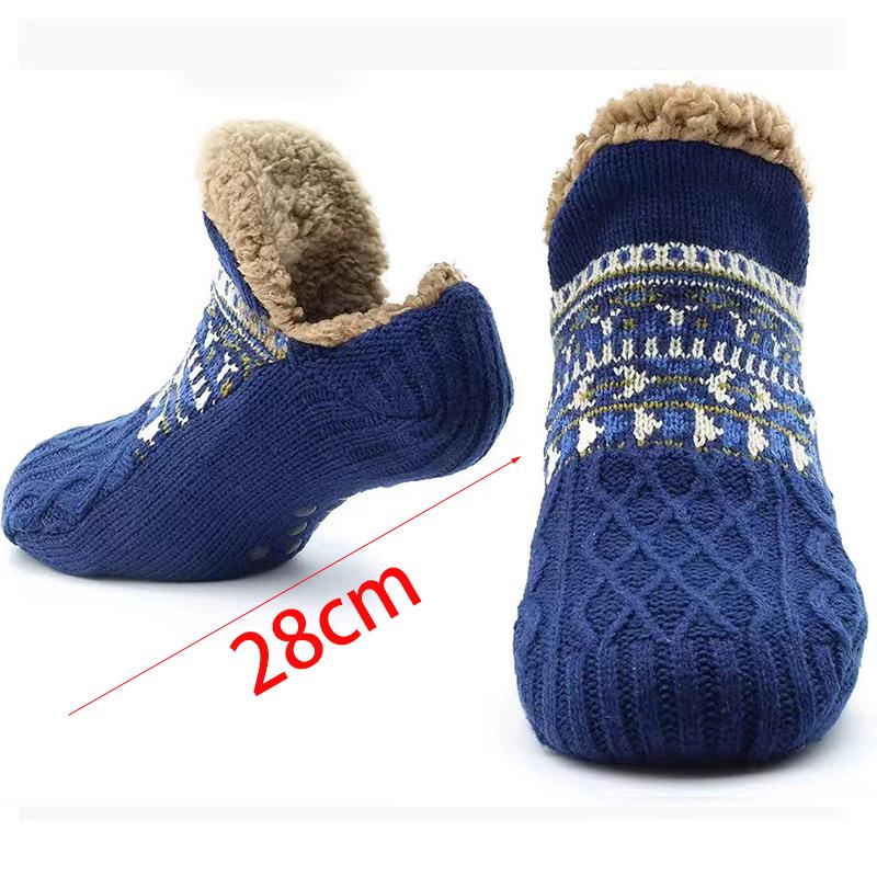 Winter Floor Socks Home Warm Women Men Snow Socks Sleep Carpet Slippers Sock Non-slip Socks