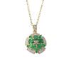 Luxury Flowers Pendant Necklaces for Women Fashion Zirconia Necklace Wedding Party Jewelry Accessories