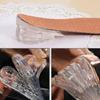 Transparent Height Increase Insole Men Women Silicone Adjustable Heel Lift Inserts for Daily Life Work