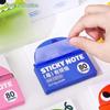 1/6pcs Fruit Sticky Notes 80 Sheets/Pad Self-Adhesive Cartoon Memo Pads Pastel Post Memo Notes Office Stationery