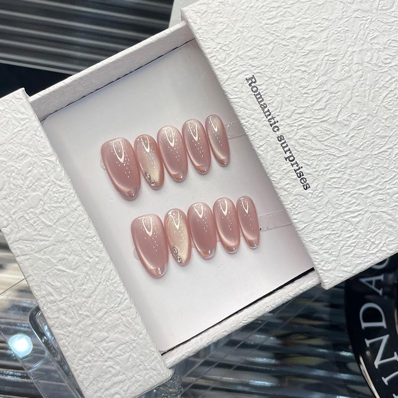 

Шампанское Кошачий глаз Волшебная зеркальная пудра: Нежный, Чистый, Ручной работы, Высококлассный носимый маникюр.