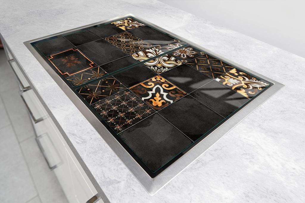 GLAS-KOCHFELDSCHUTZPLATTE 70x52 MOSAIK