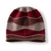 Cashmere hat women's autumn and winter color matching knitted hat outdoor cold protection and warmth stacking hat ear protection confinement hat cold