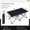 Lightweight Foldable Aluminum Camping Table