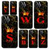 Marble Letter Phone Case Cover for iPhone 17 16 15 14 13 12 Pro Max 11 Pro Max 17 AIR Plus Shockproof Soft TPU Shell Fundas Bags