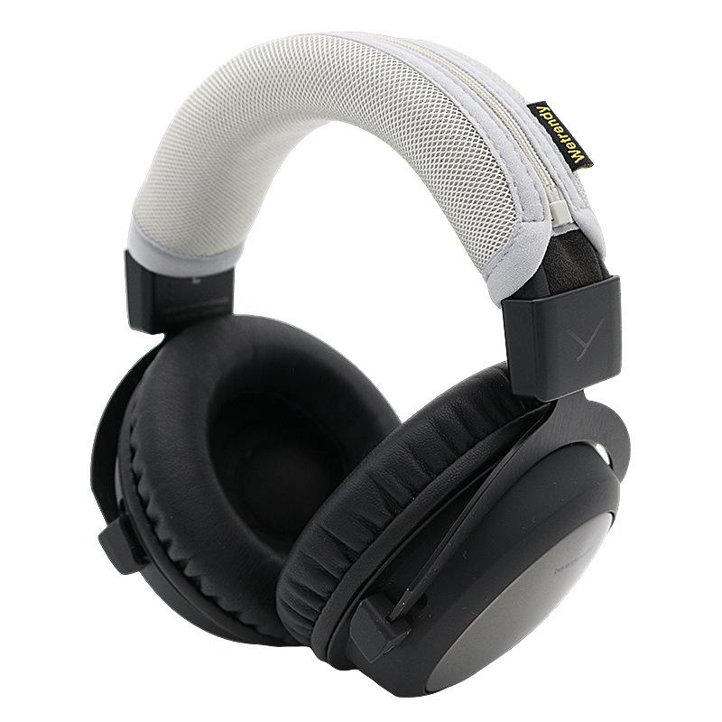 Earphone Zipper knitted fabric headband protective cover For Beyerdynamic T5 Headphone Head Beam Cover Advanced feeling