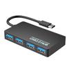 Ultra-Thin 4-Port USB 3.0 High-Speed Splitter Hub