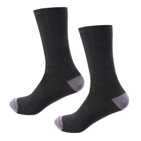 1 Pair Heated Sock 3 Temperature Adjustable Quick Heating USB Rechargeable Battery Powered Stretch Thickened Electric Heating Stocking Leg