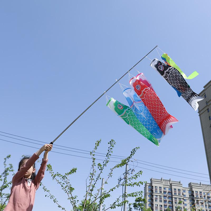 Japanese Style Carp Streamer - Sushi Restaurant Decoration Banner