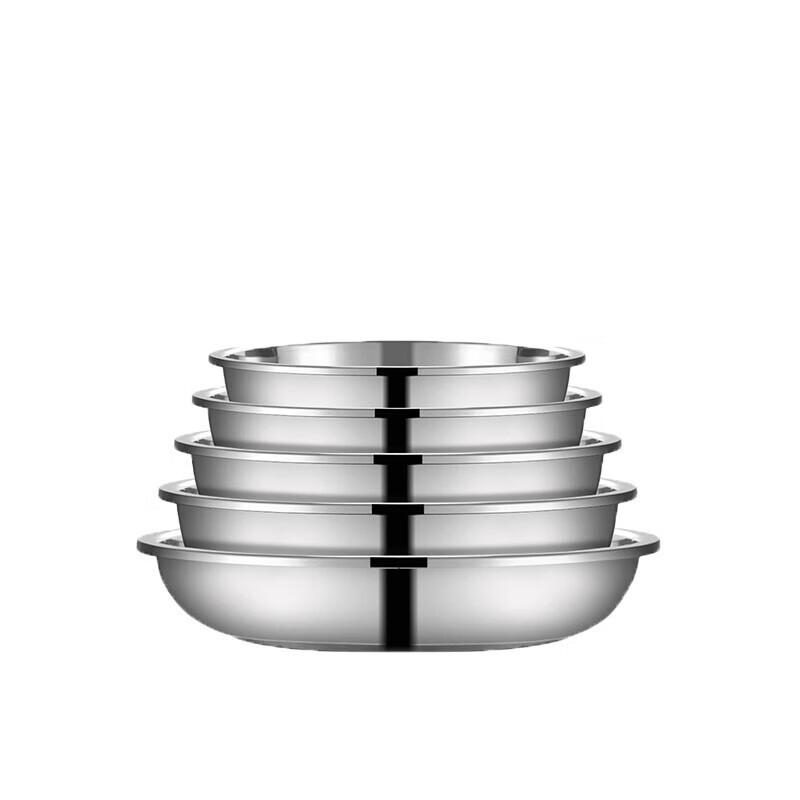 304 Stainless Steel Round Serving Plates