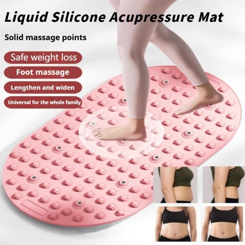 Liquid Silicone Acupressure Mat 45x75cm Foot Mat for Acupressure Anti-Fatigue Home Fitness
