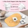 Round Mold Set with Tray, Cookie Cutter Baking Mold Kit for Homemade and Pastries