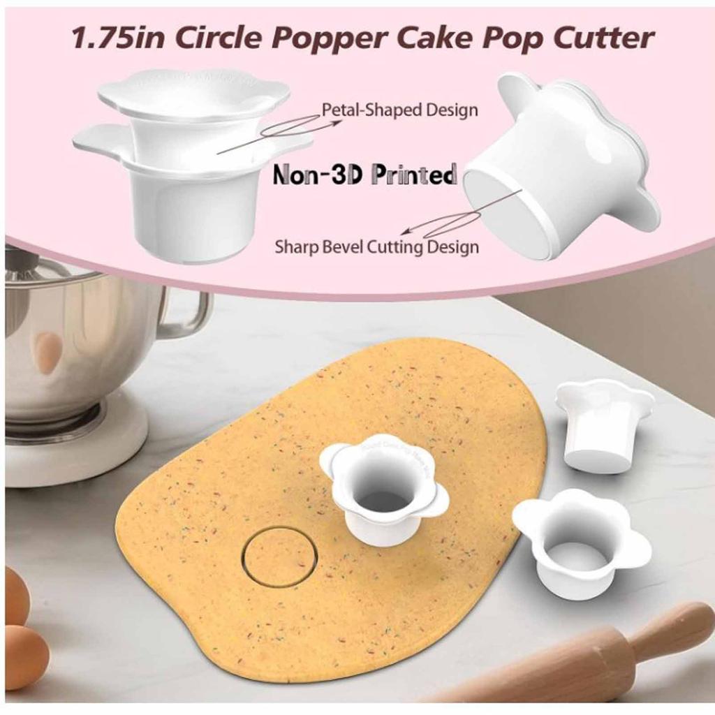 Round Mold Set with Tray, Cookie Cutter Baking Mold Kit for Homemade and Pastries