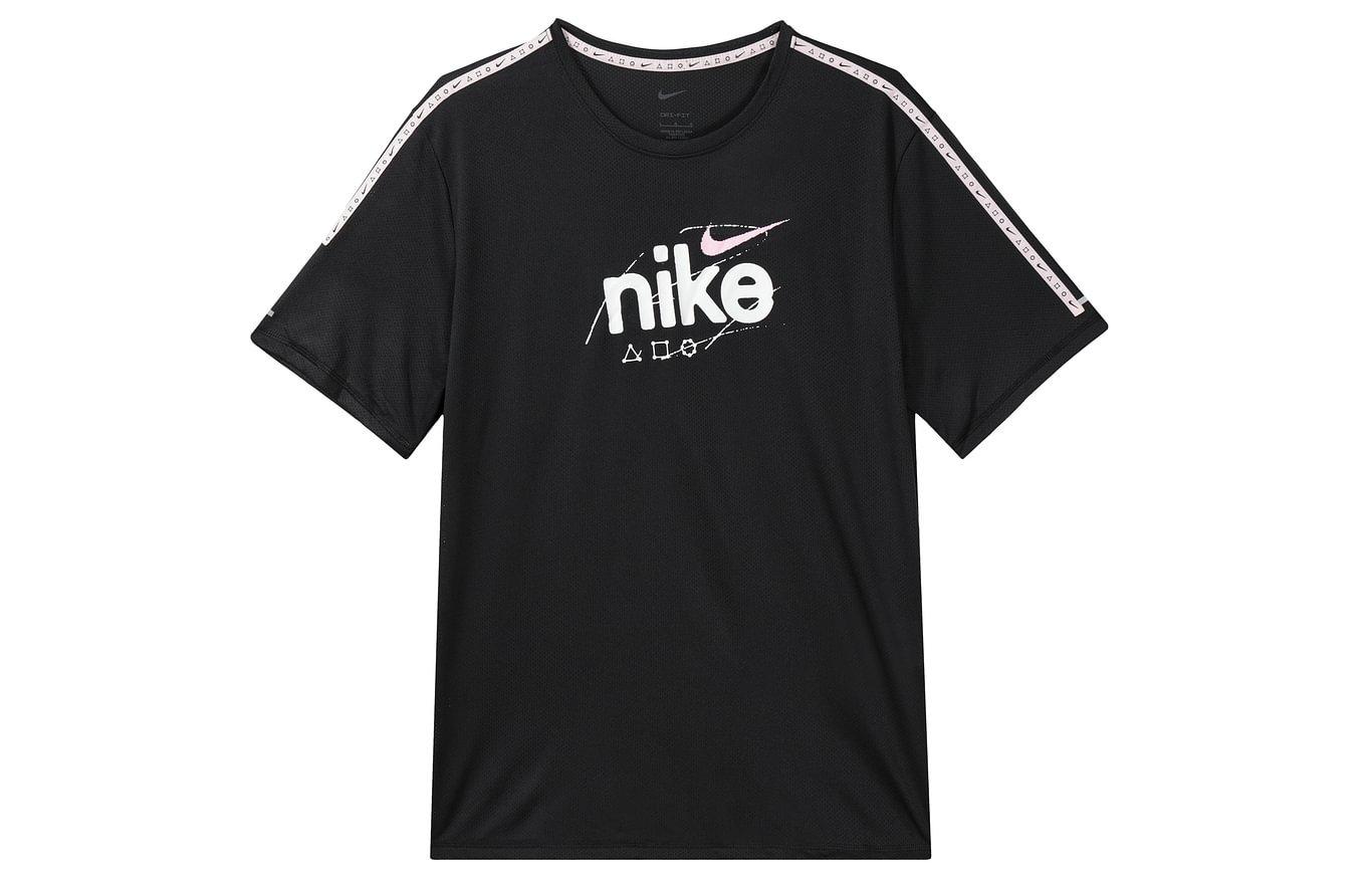 Nike DRI FIT MILER T Shirt Men s Black DQ4735-010 L