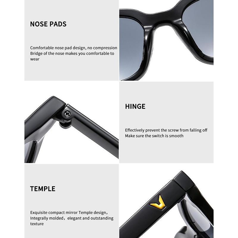 Kurzsichtigkeitsbrillengestell Herren und Damen Retro Sonnenbrille Mode Sonnenbrille Trend Damenbrille Outdoor Schatten Spiegel Mode