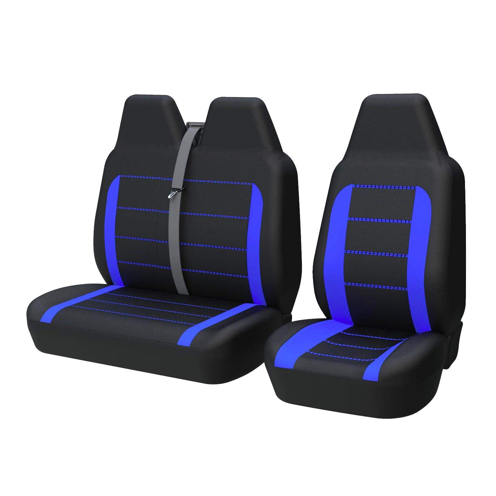 

AUTOYOUTH 2 + 1 Чохол для автомобільного сидіння Bucket Grey Для Citroen Jump 2006 Для sprinter Mercedes 1995 Для T4 Для Citroen Jumpy de синій