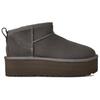 (WMNS) UGG Classic Ultra Mini Platform Boots 'Charcoal Grey' Women's 1135092-CHRC