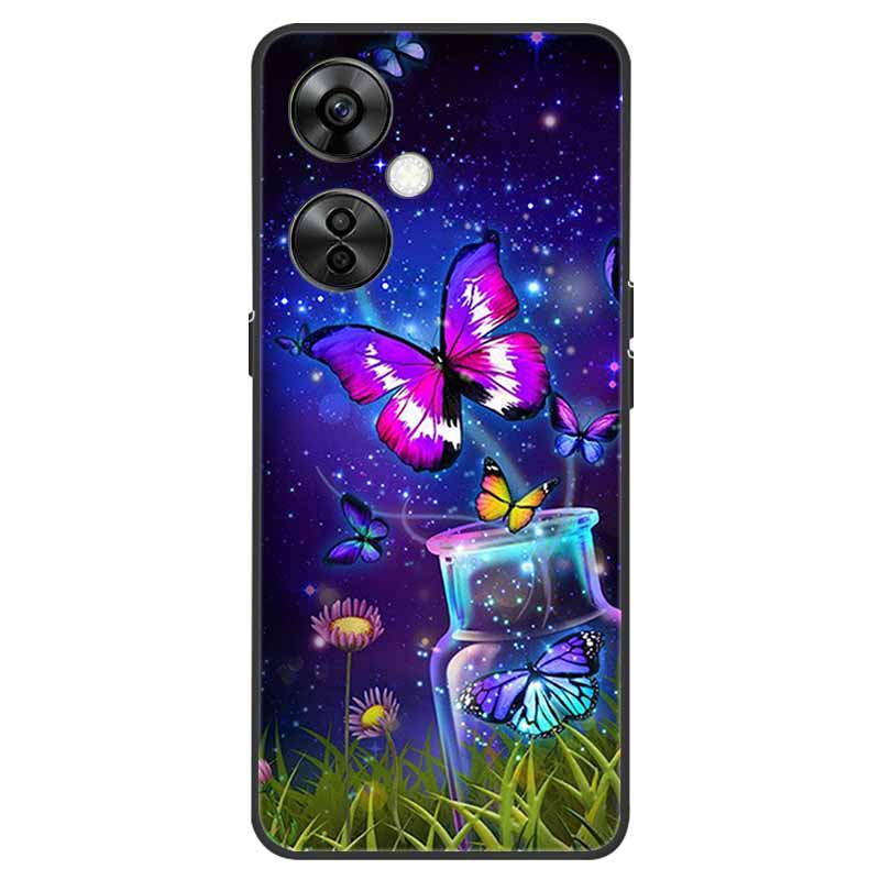 

For One Plus Nord CE 3 / CE3 Lite 5G Case Fashion Painted Soft TPU Silicone Cover for Oneplus Nord N30 N 30 Phone Cases Bumper Nord CE 3