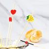 100 Count User Friendly Bamboos Skewers 12Cm Smooth Finishes Food Picks Dessert Serving Picks For Catering And Home