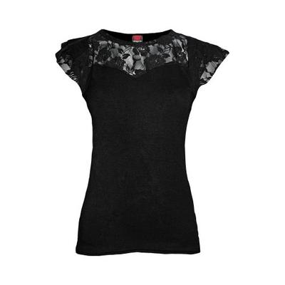 Spiral Direct Womens/Ladies Lace Layered Sleeve Top