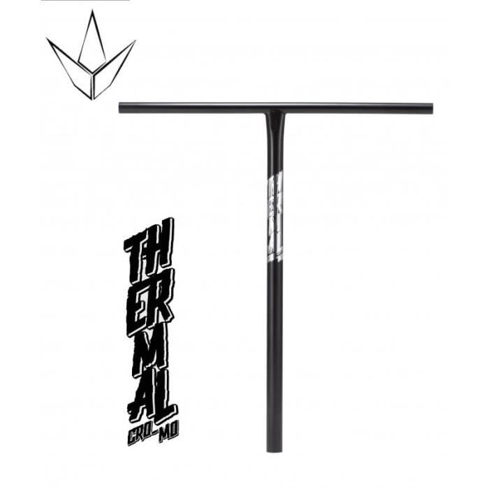 Guidon en T - Blunt - Thermal - 650mm - 600mm - 4130 Chromoly Noir