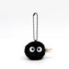 New Anime  Pet Toy Coal Ball Figurines Keychains Accessories Cute Plush Black Coal Ball Cartoon Bag Pendants Gift