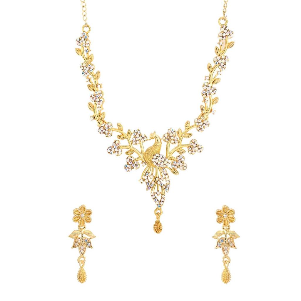 Jewellery Set for Women and Girls Crystal Bridal Jewellery Set for Wedding | Bridal Jewellery Set